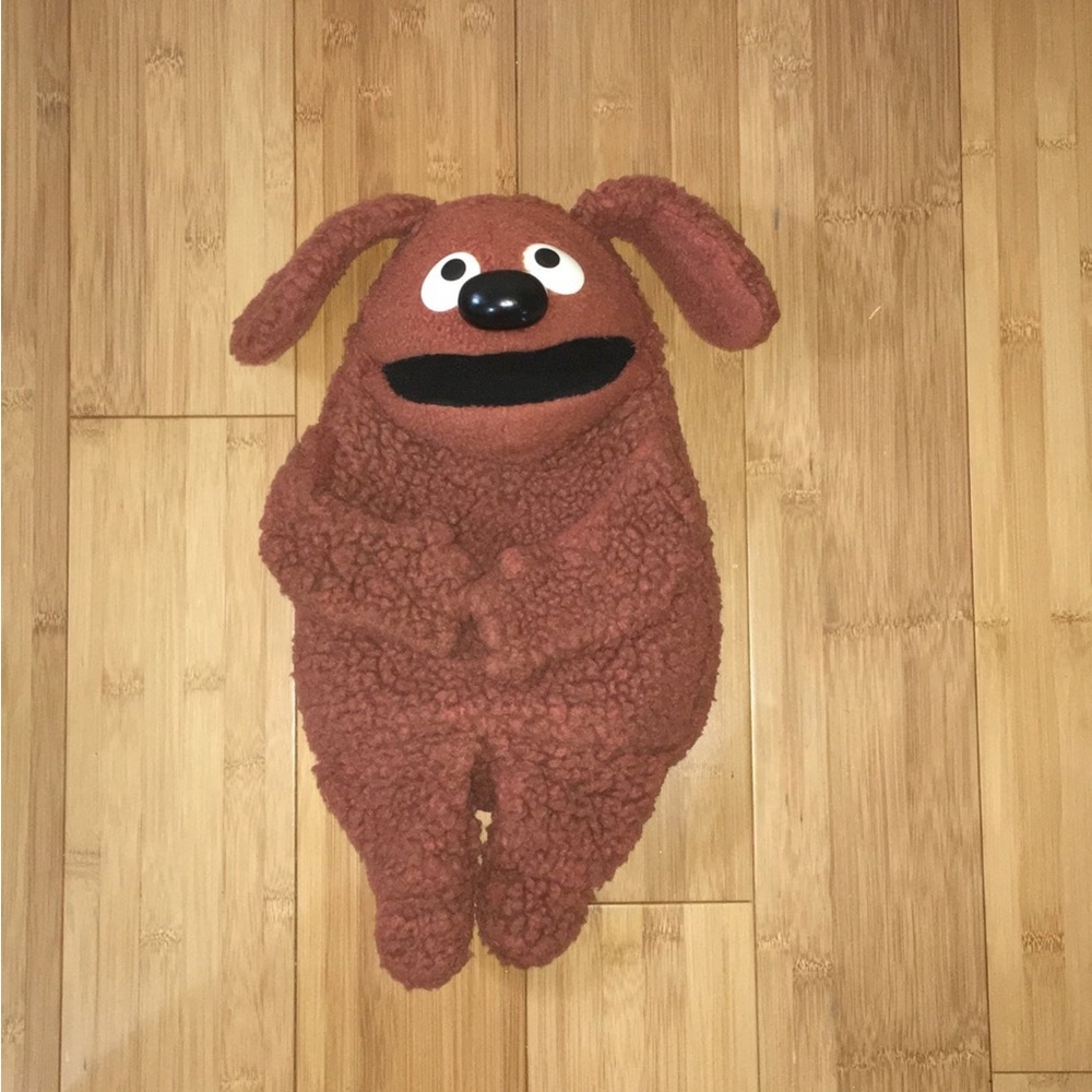 Vintage Fisher Price Sesame Street Jim Henson Muppet Rowlf Puppet Plush Doll